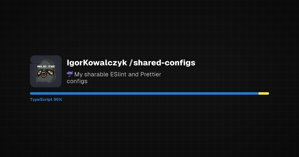 Preview of shared-configs